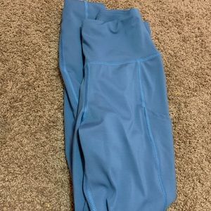 light blue american eagle leggings with pockets size xxs